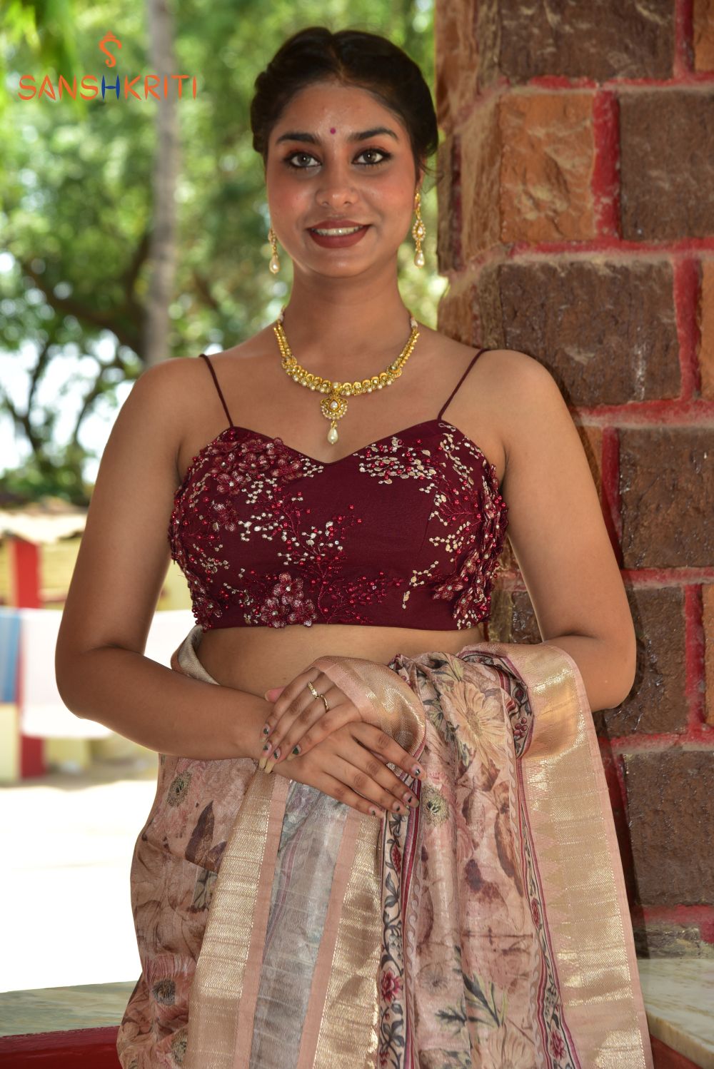 Spaghetti blouse