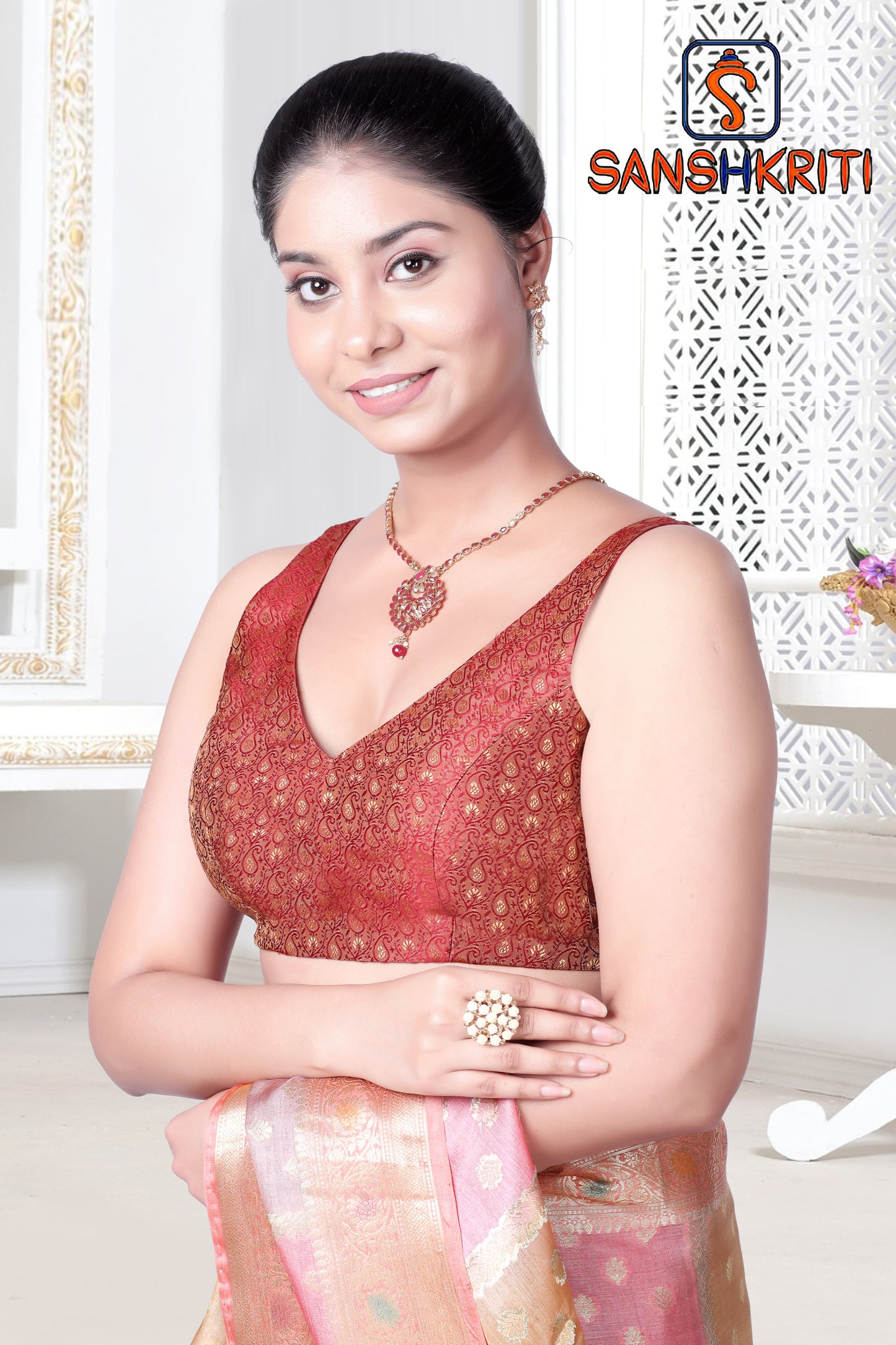 Sleeveless blouse