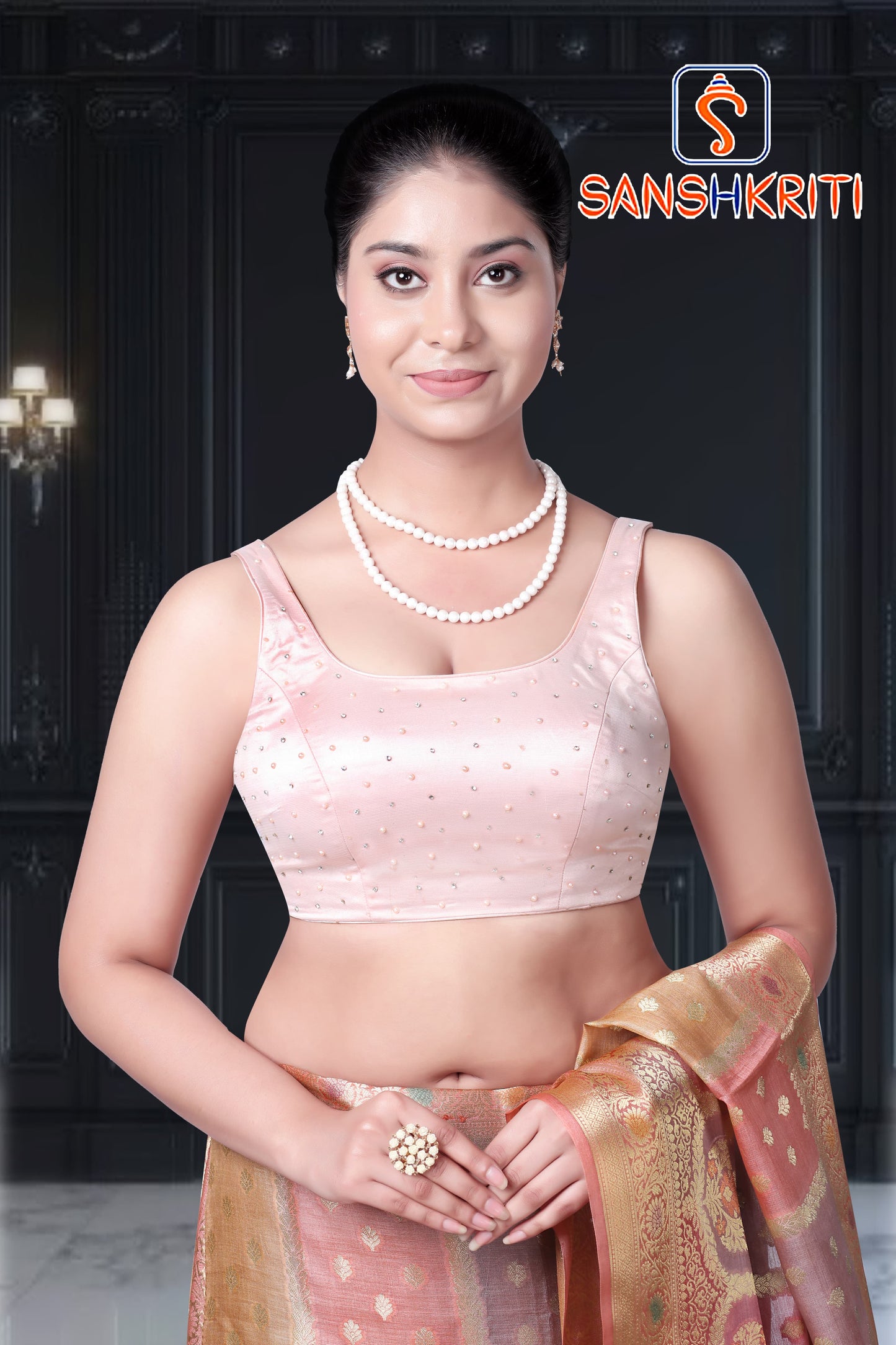 Sleeveless blouse